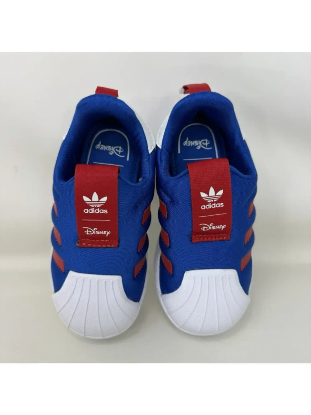 Adidas Superstar 360 Disney Goofy Slip On Shoes Blue White Toddler Size 7K